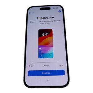 Apple iPhone 14 Pro Silver – Unlocked (Spectrum)  eSIM Good Condition